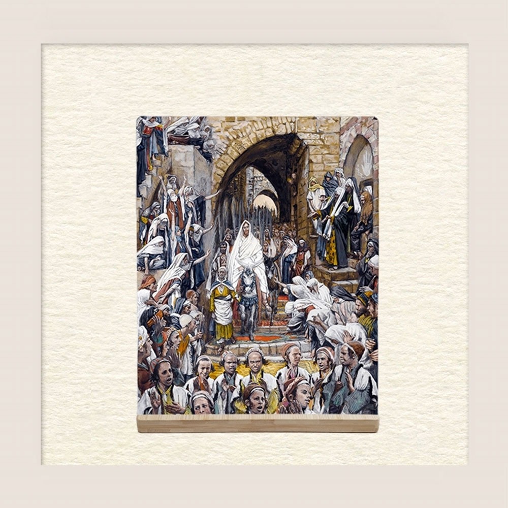 8. The Procession in the Streets of Jerusalem(1886~1894) - 성화메탈팝업대나무받침무테액자