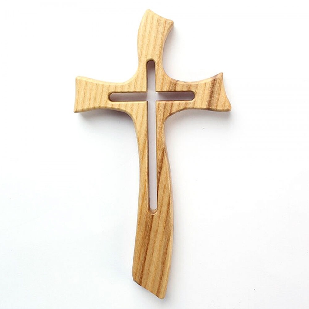벽걸이 백랍나무 십자가 소형 (6881)
