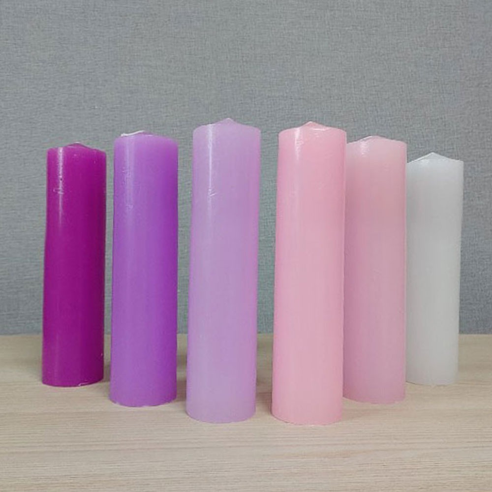 촛불예배양초 - 부활절양초 중사이즈 (높이150mm * 지름50mm​​) -6개 set판매
