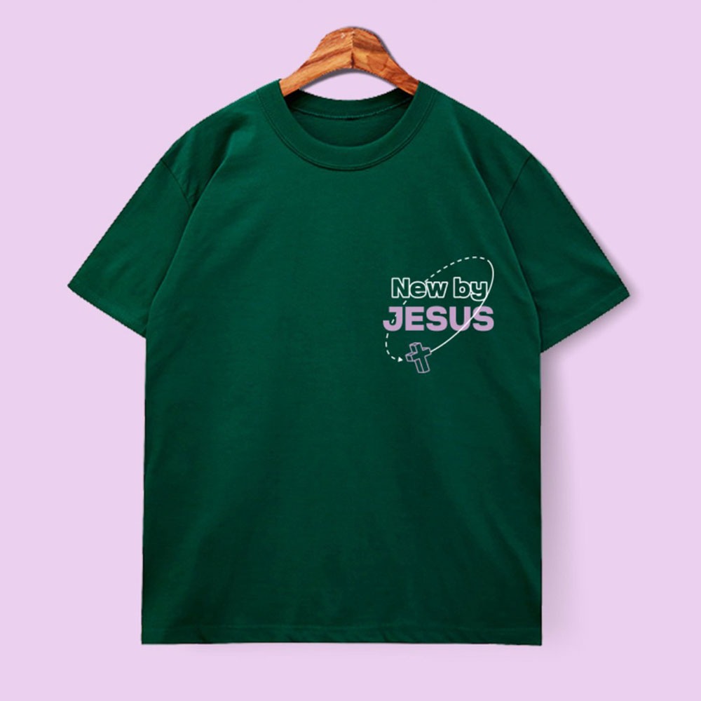 티셔츠 (다크그린) - 2022합동티셔츠  새롭게하시는예수님티셔츠