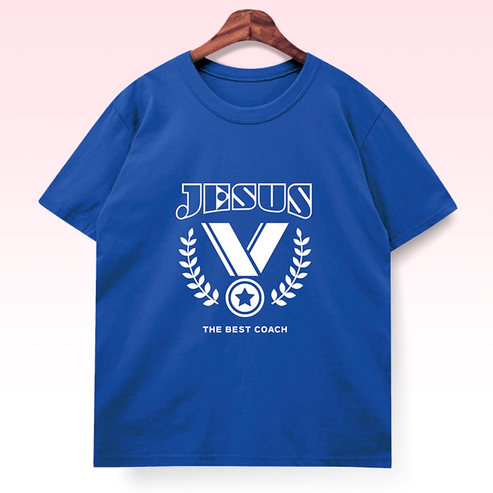 티셔츠(코발트) - 2024합동티셔츠 최고의코치예수님