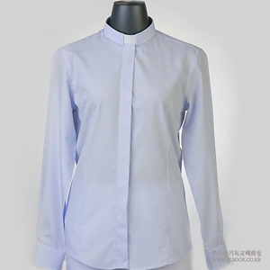 [여목회자셔츠]로만카라오메가셔츠 - 파랑